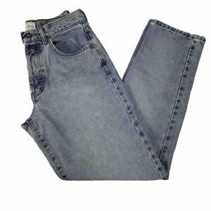 Vintage Calvin Klein Size 5 Low Light Wash Straight Leg Jeans Button Fly